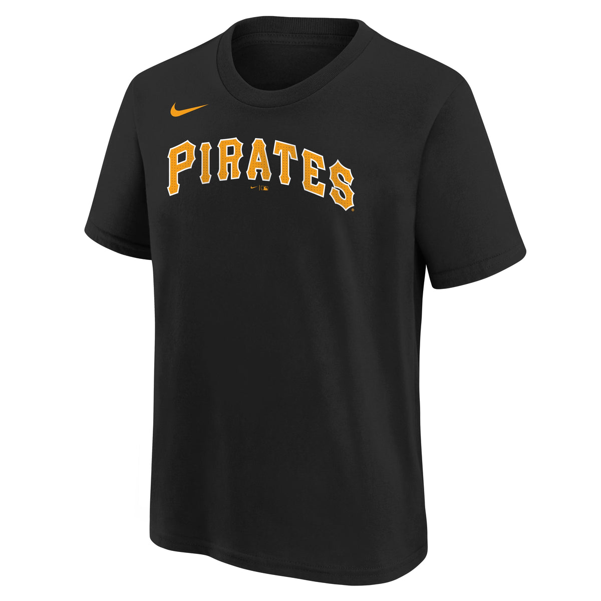 Youth Paul Skenes Pittsburgh Pirates Black Nike Name And Number T-Shirt product image 2, provided for visual reference and