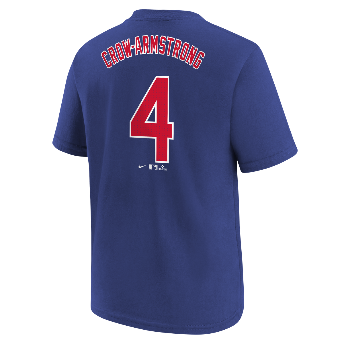 Toddler Chicago Pete Crow-Armstrong Royal Blue Nike Name And Number T-Shirt-2025 product image 2, provided for visual