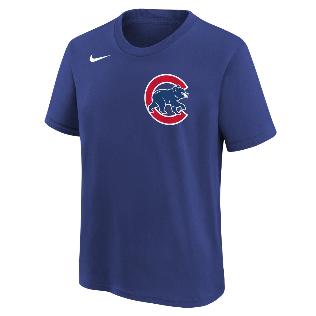 Toddler Chicago Pete Crow-Armstrong Royal Blue Nike Name And Number T-Shirt-2025 product image 3, provided for visual