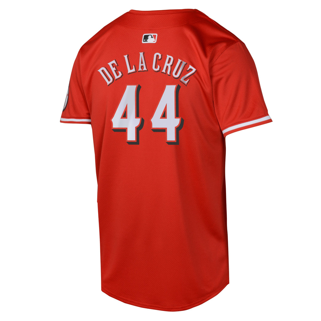 Youth Elly De La Cruz Cincinnati Reds NIKE Red Alternate Limited Replica Jersey product image 3, provided for visual