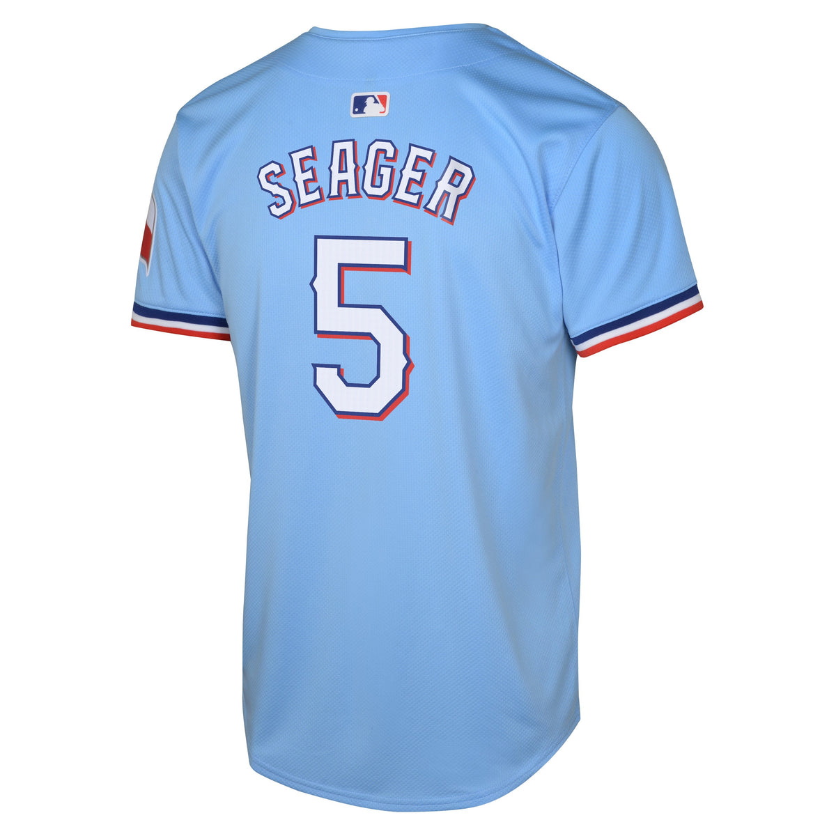 Youth Corey Seager Texas Rangers NIKE Blue Alternate Limited Replica Jersey product image 3, provided for visual reference