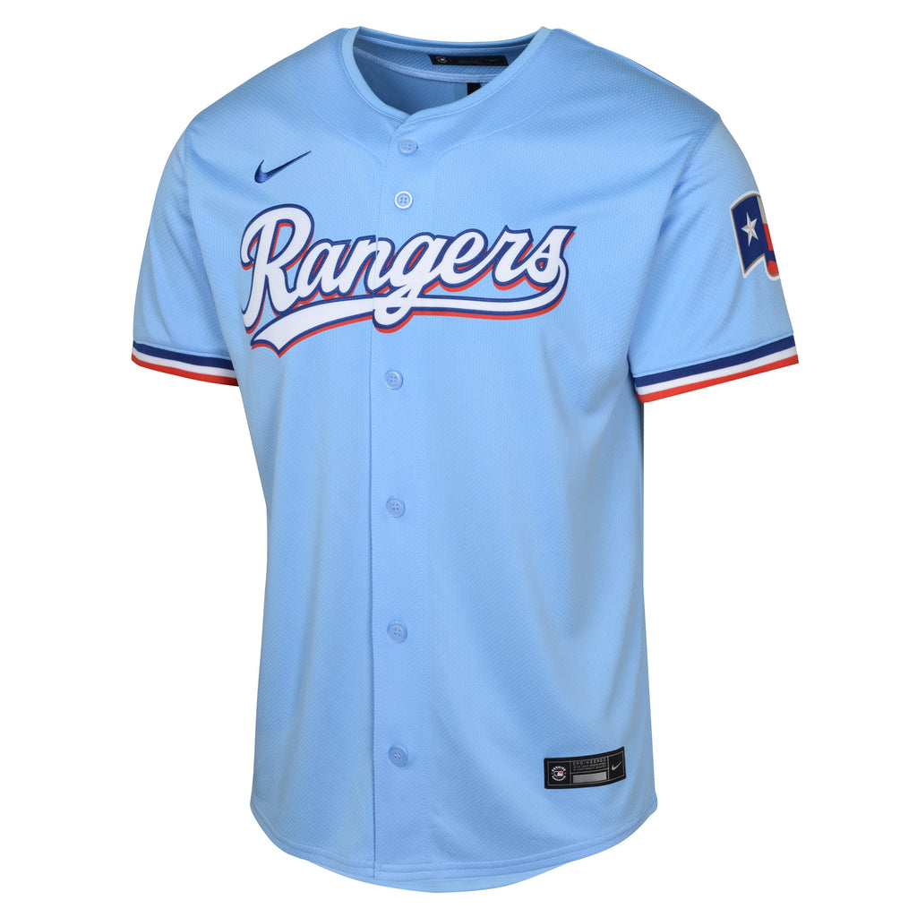 Youth Corey Seager Texas Rangers NIKE Blue Alternate Limited Replica Jersey product image 2, provided for visual reference