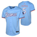 Youth Corey Seager Texas Rangers NIKE Blue Alternate Limited Replica Jersey product image 1, provided for visual reference