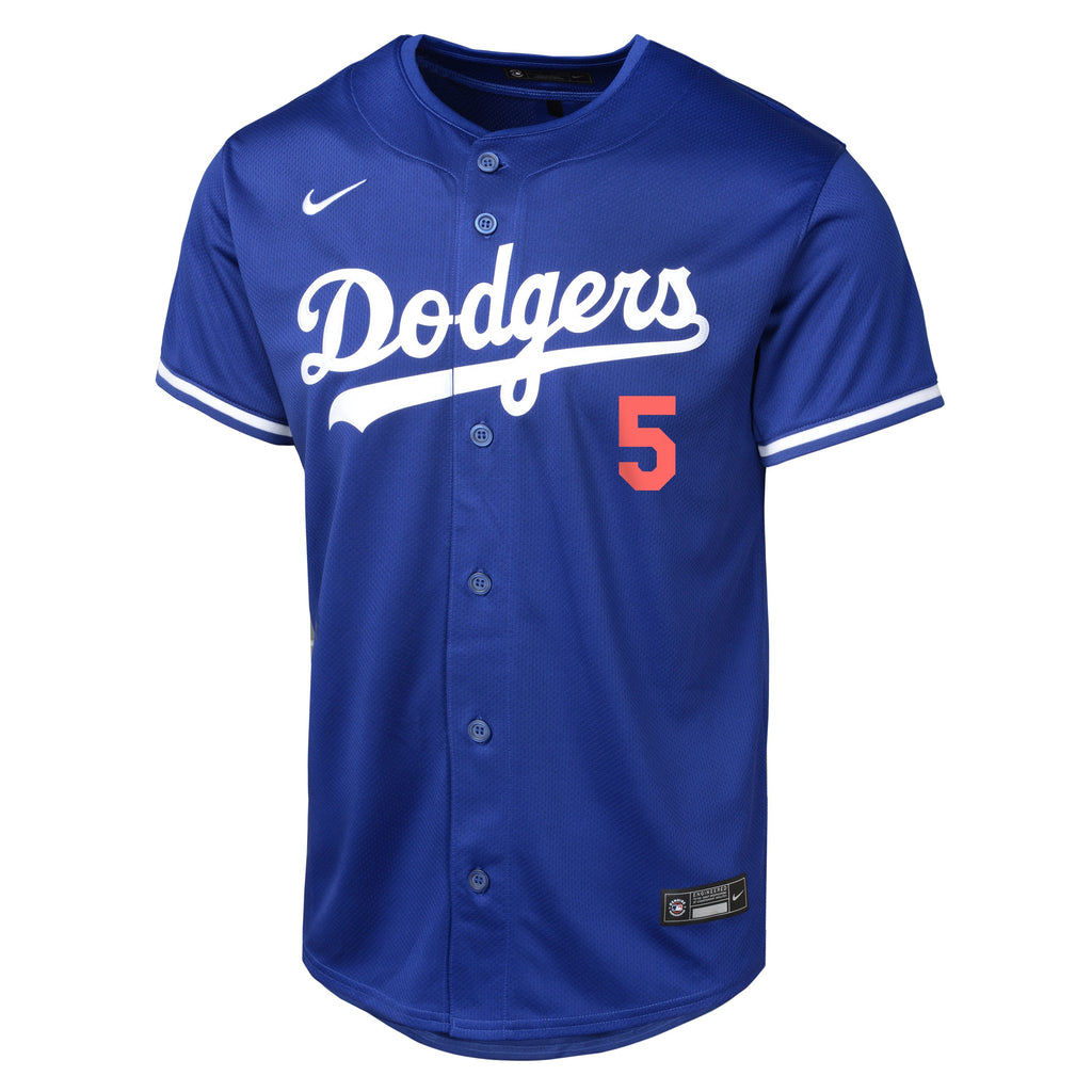 Youth Freddie Freeman Los Angeles Dodgers NIKE Royal Blue Alternate Limited Replica Jersey product image 2, provided for