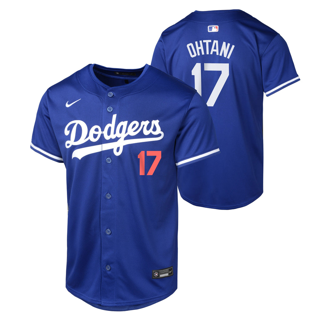 Youth Shohei Ohtani Los Angeles Dodgers NIKE Royal Blue Alternate Limited Replica Jersey product image 1, provided for