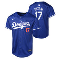Youth Shohei Ohtani Los Angeles Dodgers NIKE Royal Blue Alternate Limited Replica Jersey product image 1, provided for