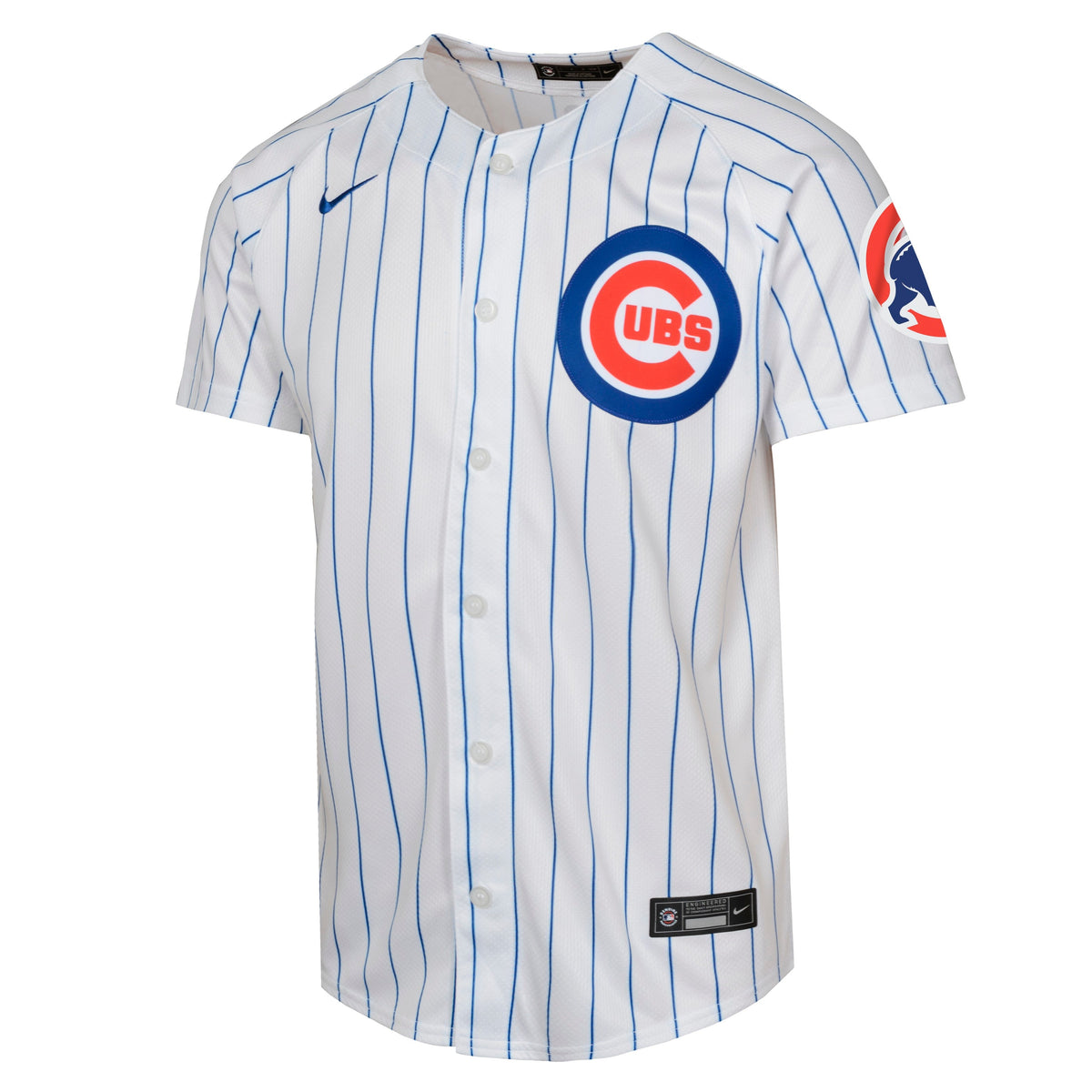 Youth Chicago Cubs Home White Nike Limited Blank Replica Jersey product image 2, provided for visual reference and product