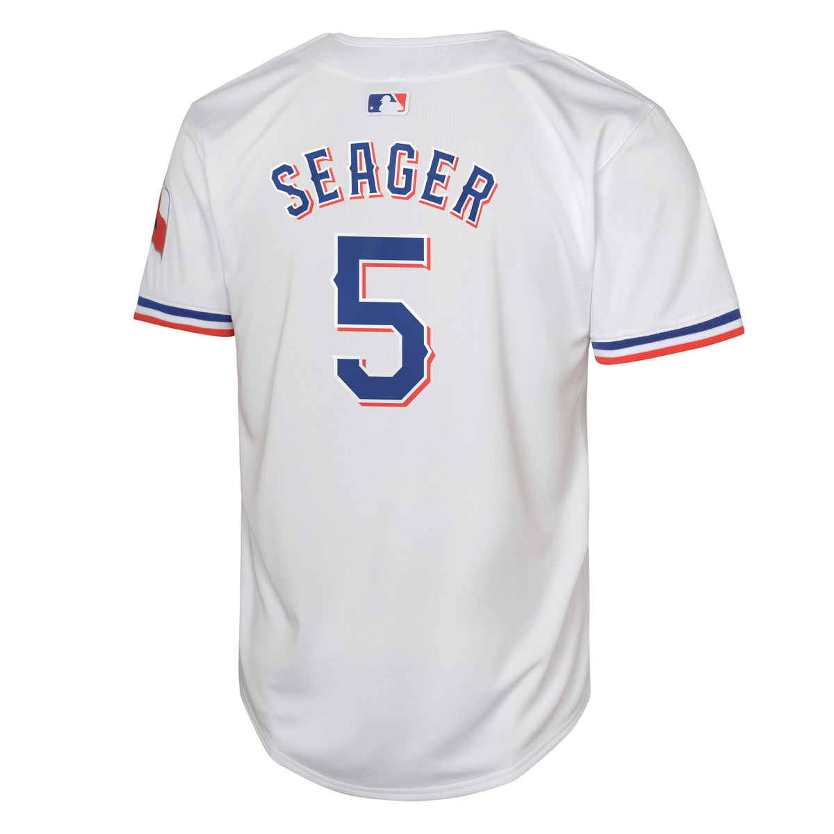 Youth Cory Seager Texas Rangers NIKE White Home Limited Replica Jersey product image 3, provided for visual reference and
