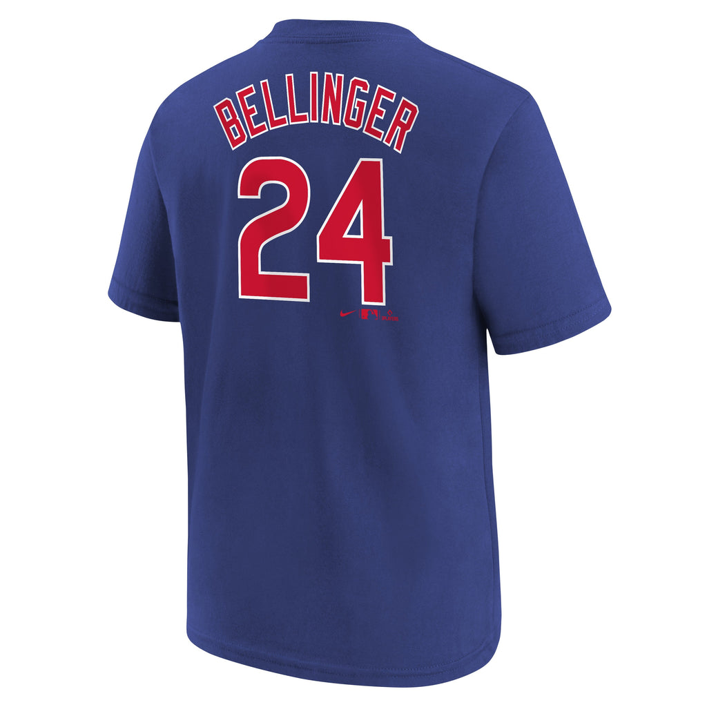 Youth Chicago Cubs Cody Bellinger Nike Royal Blue Name & Number T-Shirt product image 3, provided for visual reference and