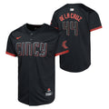 Youth Elly De La Cruz Cincinnati Reds NIKE Black City Connect Limited Replica Jersey product image 1, provided for visual