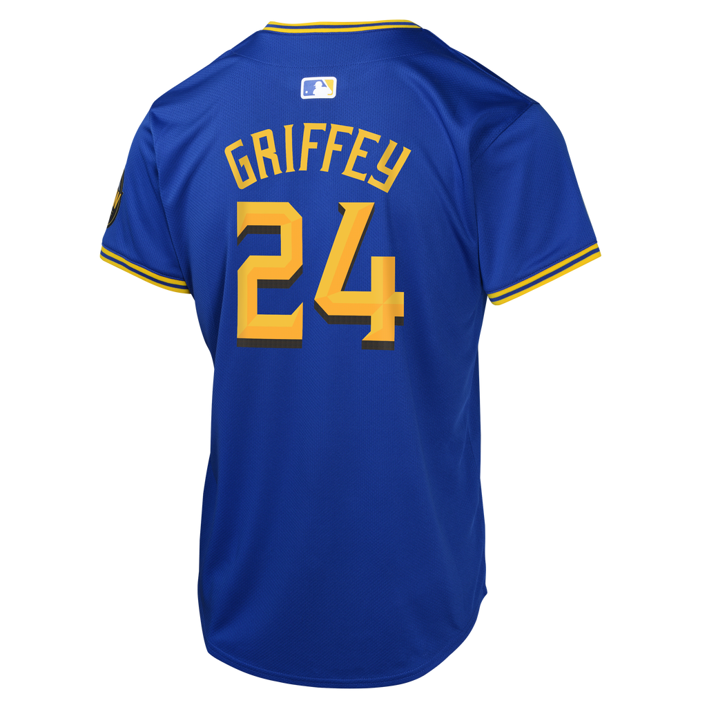 Youth Seattle Mariners Ken Griffey Jr. Nike Royal City Connect Limited Player Jersey product image 2, provided for visual