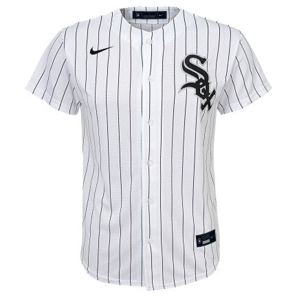 Youth Chicago White Sox Nike White Home Replica Team Jersey product image 2, provided for visual reference and product