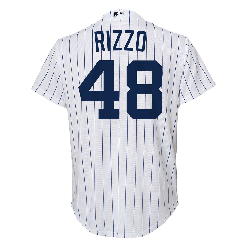 Youth Anthony Rizzo New York Yankees White Home Replica Player Jersey product image 3, provided for visual reference and