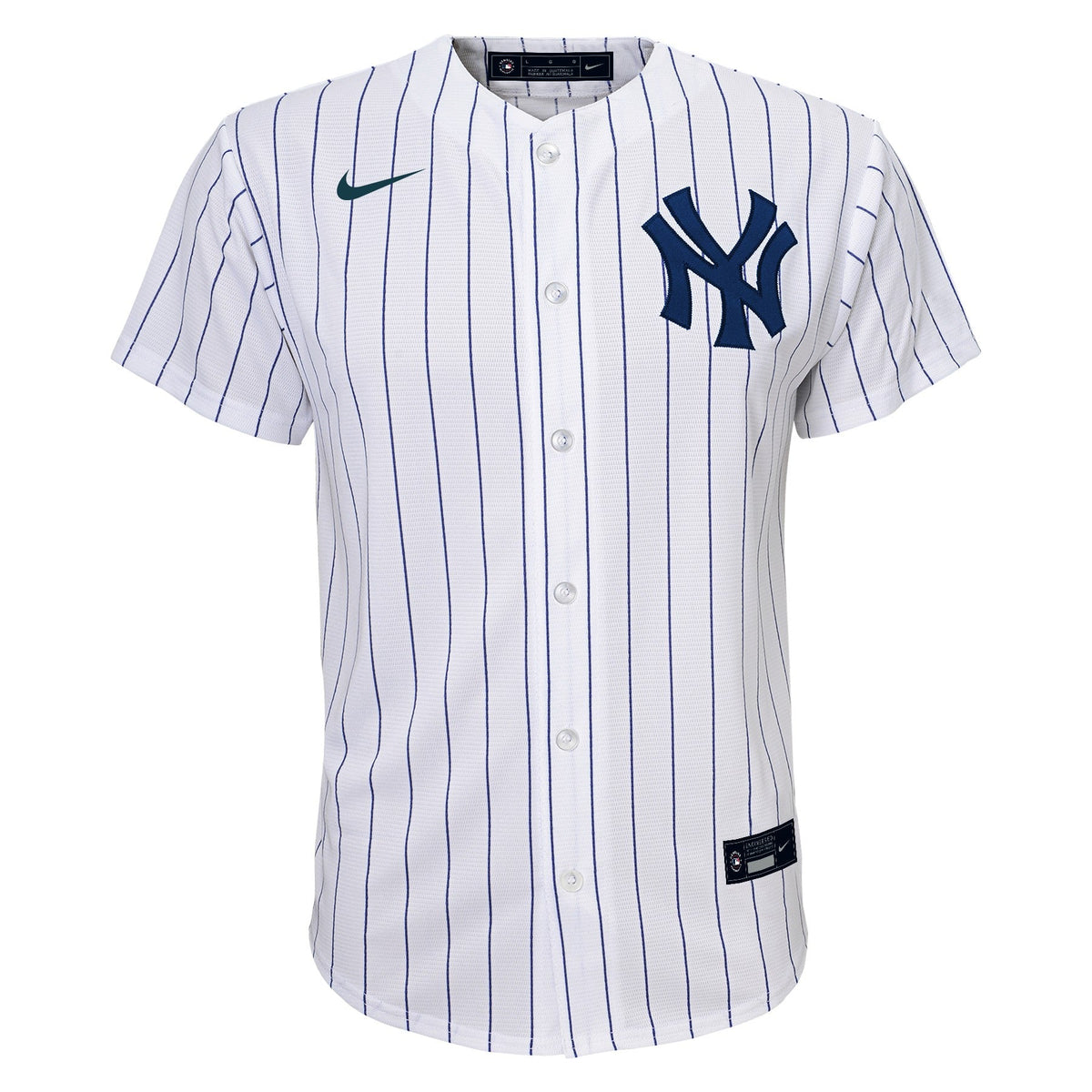 Youth Anthony Volpe New York Yankees White Home Replica Player Jersey product image 2, provided for visual reference and