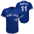 Bo Bichette Toronto Blue Jays Nike Youth Home Replica Player Jersey - Royal product image 1, provided for visual reference