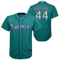 Youth Julio Rodriguez Seattle Mariners Teal Alternate Nike Replica Jersey product image 1, provided for visual reference and