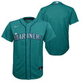 Youth Seattle Mariners Teal Alternate Nike Replica Jersey product image 1, provided for visual reference and product detail
