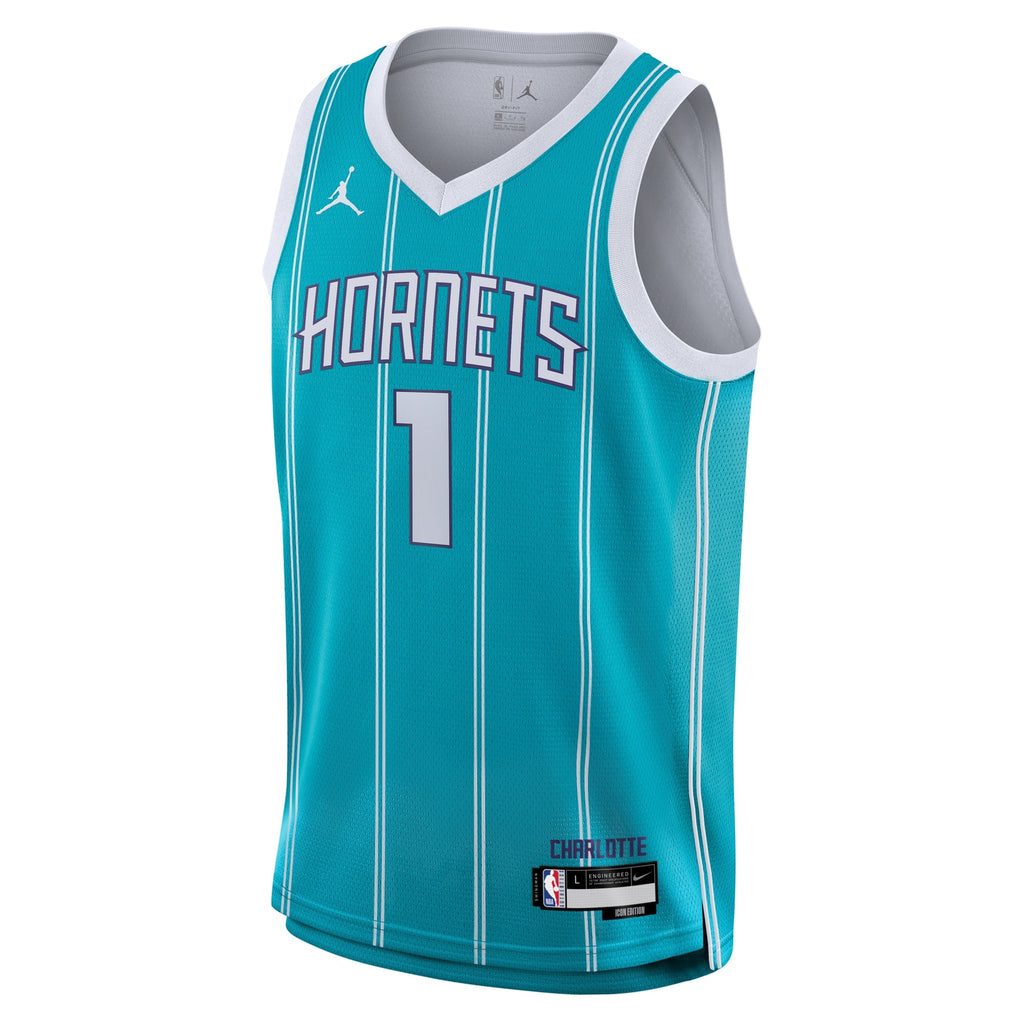 Charlotte Hornets NBA Youth Icon Swingman Jersey NE product image 3