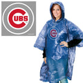 Chicago Cubs Wincraft Adult Rain Poncho product image 1, provided for visual reference and product detail review