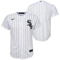 Youth Chicago White Sox Nike White Home Replica Team Jersey product image 1, provided for visual reference and product