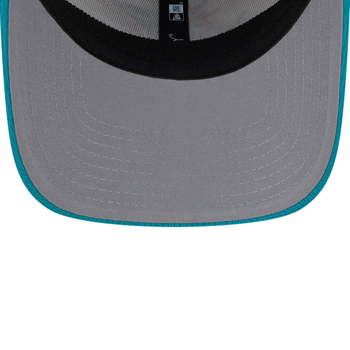 Miami Dolphins Primary Logo New Era White/Aqua 2023 Sideline 39THIRTY Flex Hat for Men product image 5, provided for visual