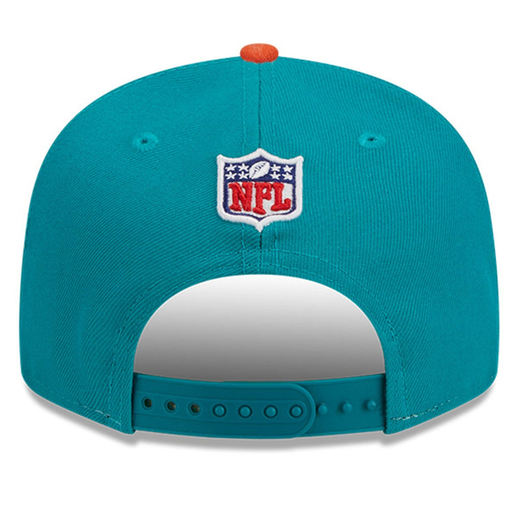 Miami Dolphins Historic Team Color NFL 9FIFTY Snapback Adjustable Hat for Men product image 4, provided for visual reference