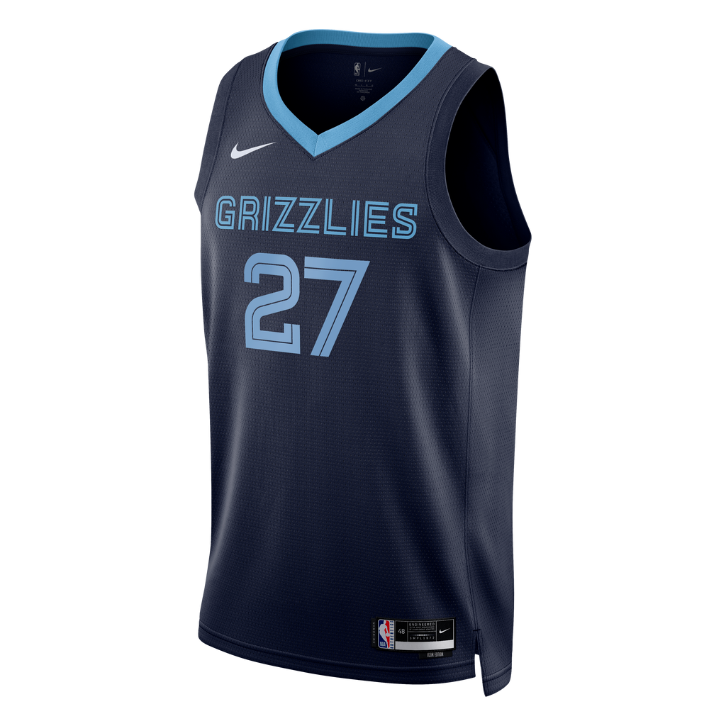 Memphis Grizzlies Nike Icon Swingman Jersey - Black product image 3