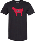 Jordan Goat 23 Chicago Bulls Obvious Shirts Black T-Shirt for Men product image 1, provided for visual reference and product