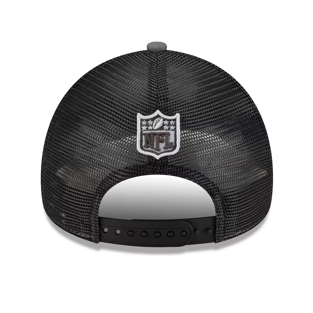 New England Patriots New Era Charcoal Super Bowl LX 9FORTY A-Frame Trucker Adjustable Hat for Men product image 4, provided