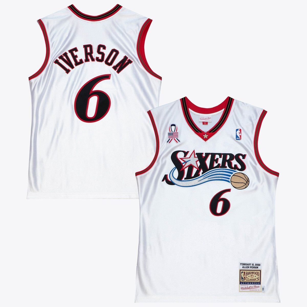 Philadelphia 76ers Allen Iverson Mitchell & Ness 2002 product image 1