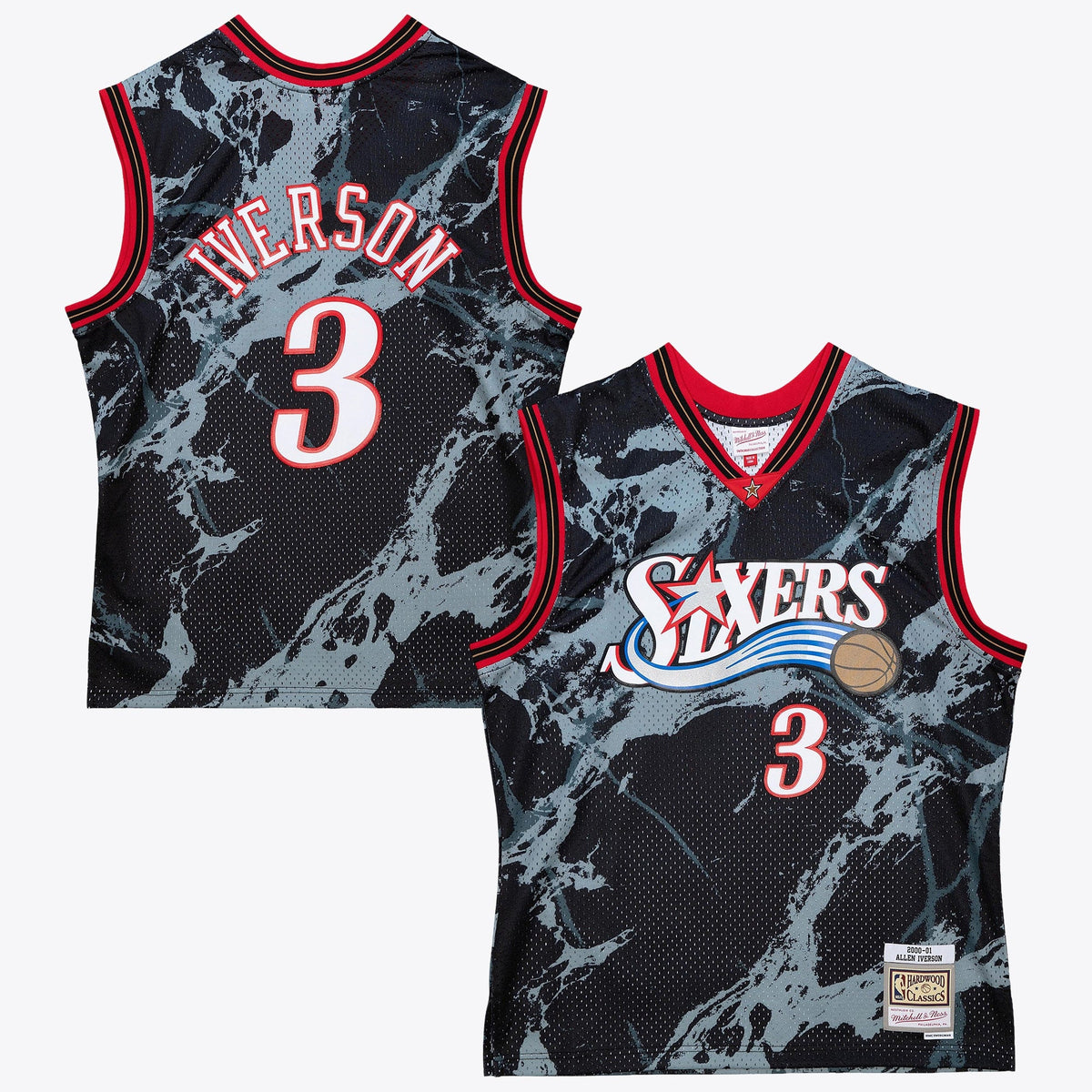Philadelphia 76ers Allen Iverson Mitchell & Ness 2000 Team product image 2