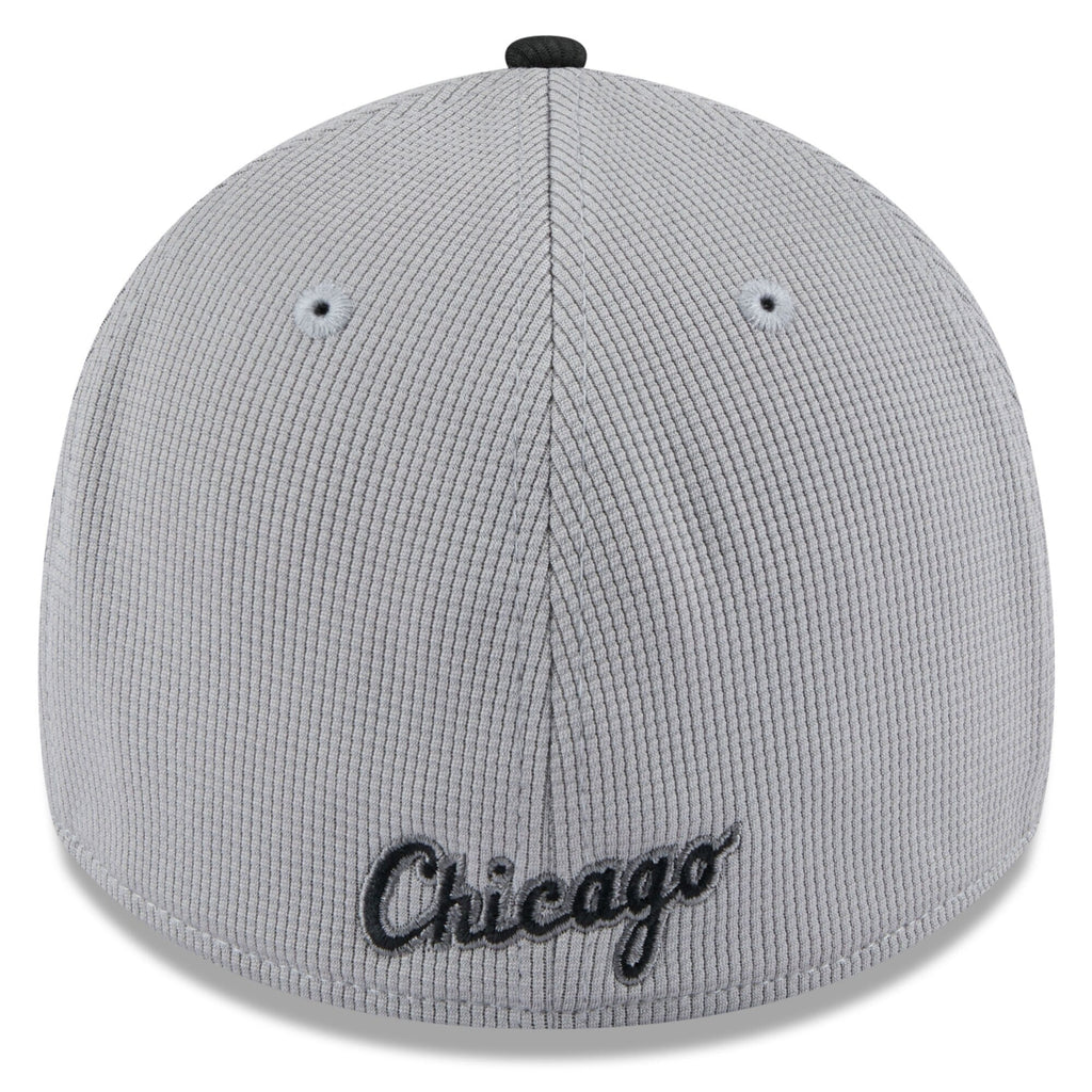 Chicago White Sox New Era 2025 Batting Practice Gray/Black 39THIRTY Flex-Fit Hat for Men product image 4, provided for