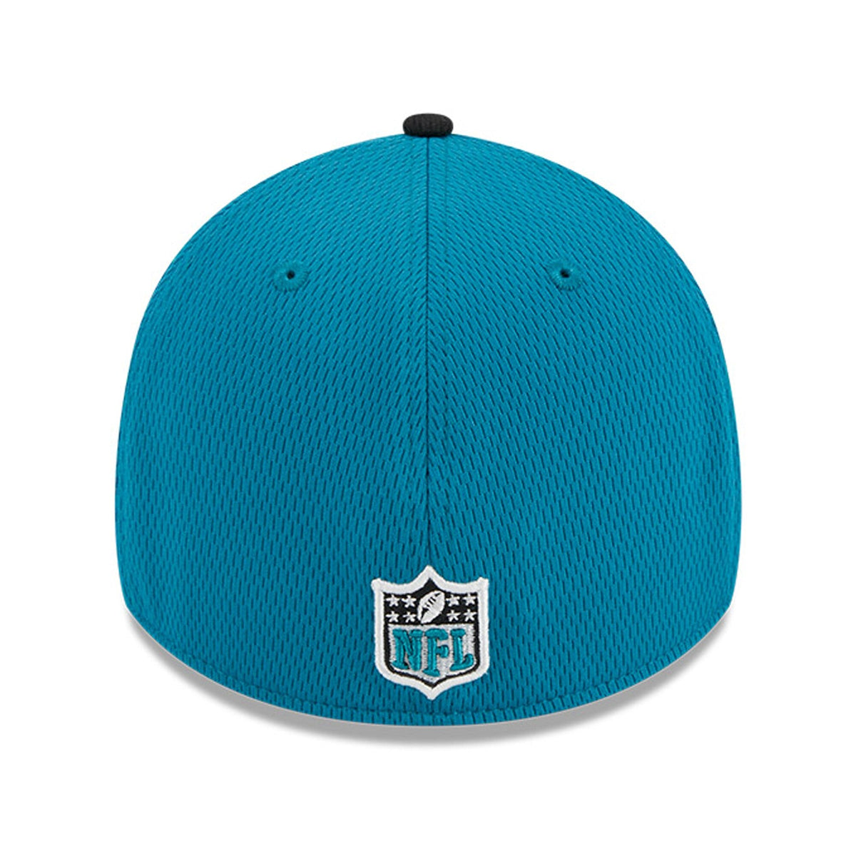 Jacksonville Jaguars New Era Teal/Black 2023 Sideline 39THIRTY Flex Hat for Men product image 4, provided for visual