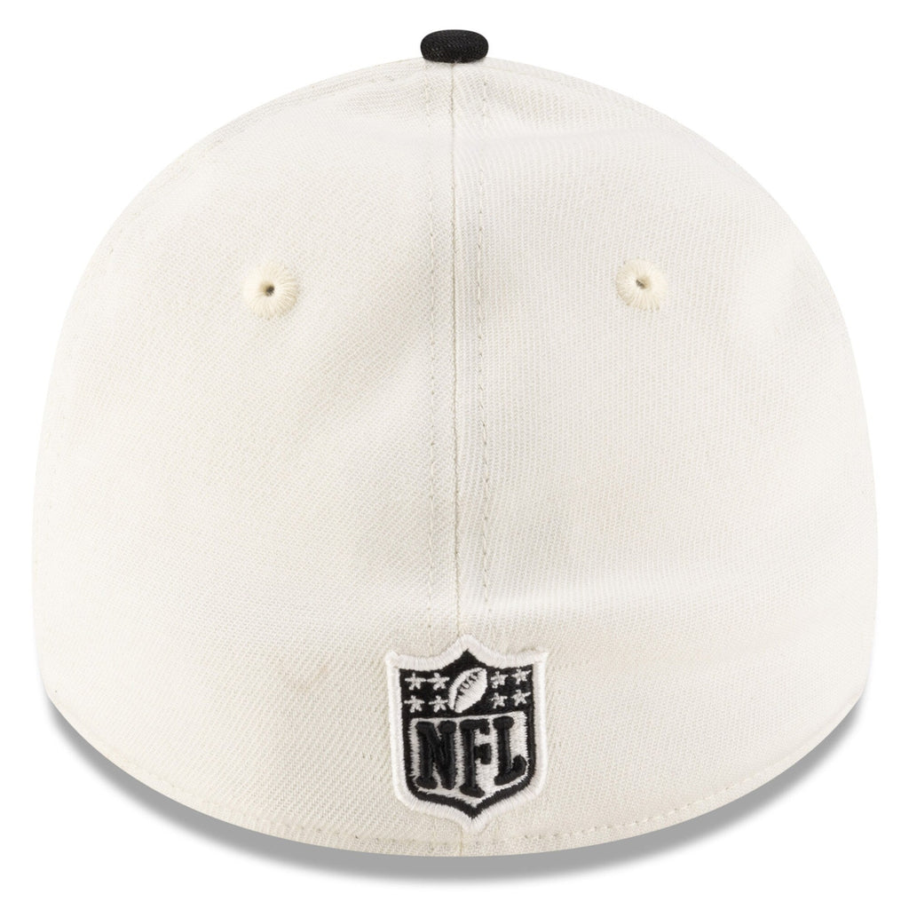 Las Vegas Raiders New Era 2025 NFL Draft Chrome 39THIRTY Flex Fit Hat for Men product image 4, provided for visual reference