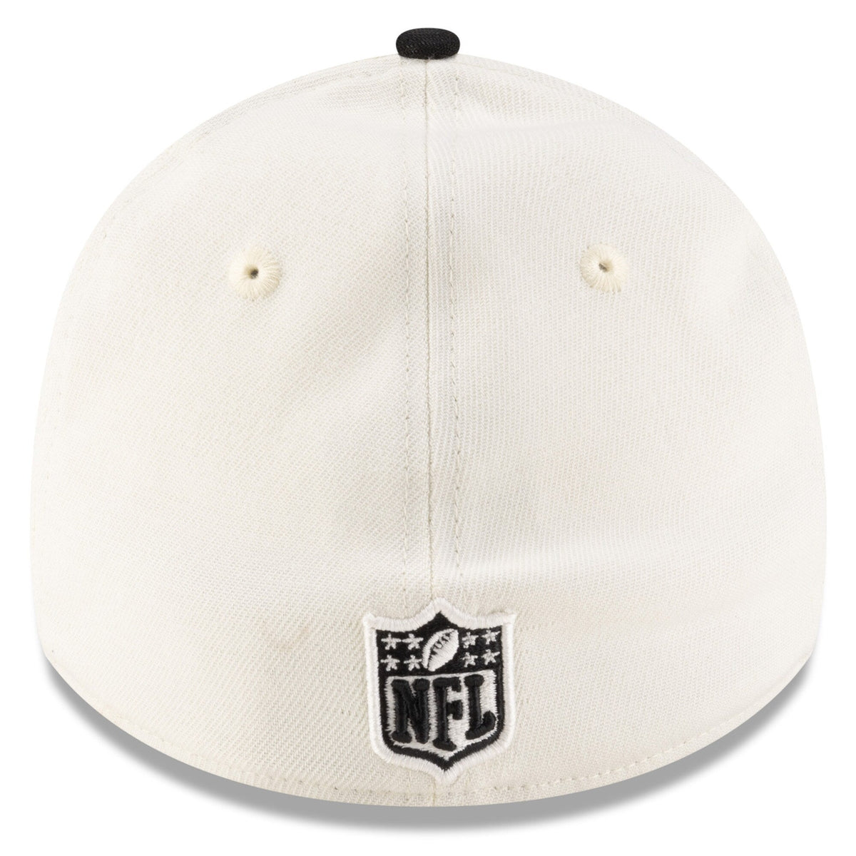 Las Vegas Raiders New Era 2025 NFL Draft Chrome 39THIRTY Flex Fit Hat for Men product image 4, provided for visual reference