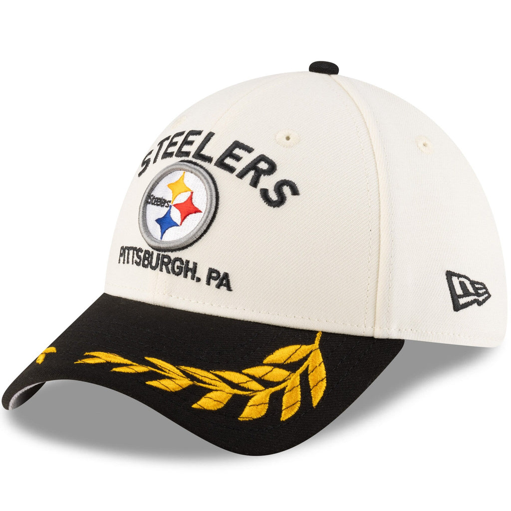 Pittsburgh Steelers New Era 2025 NFL Draft Chrome 39THIRTY Flex Fit Hat for Men product image 1, provided for visual