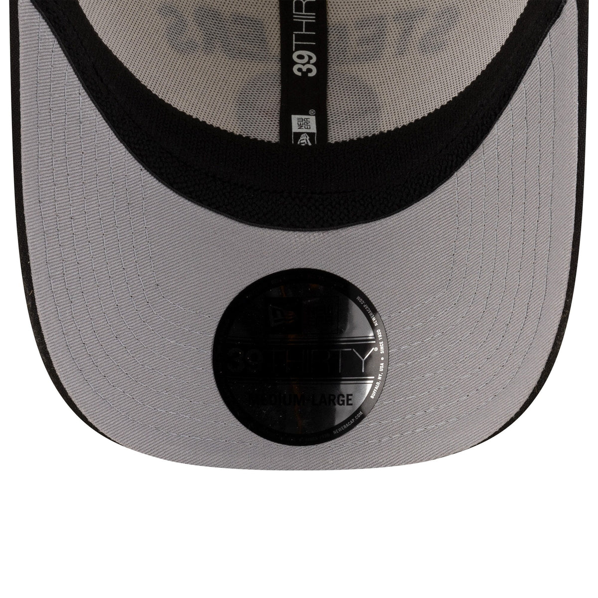 Pittsburgh Steelers New Era 2025 NFL Draft Chrome 39THIRTY Flex Fit Hat for Men product image 5, provided for visual