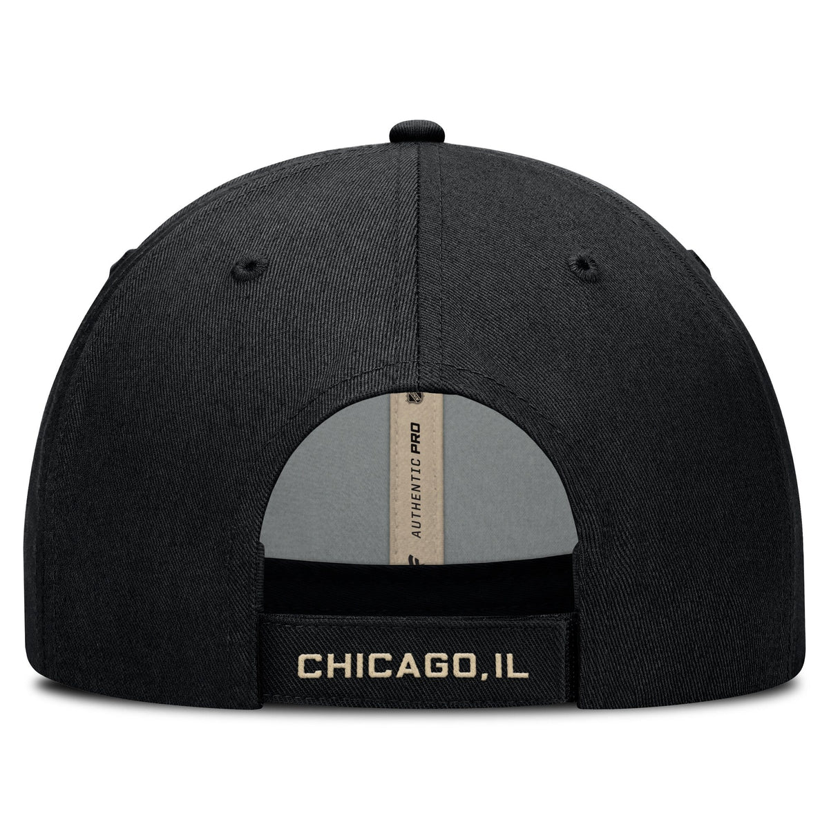 St. Louis Blues vs. Chicago Blackhawks Fanatics Cream/Black 2025 NHL Winter Classic Matchup Adjustable Hat for Men product