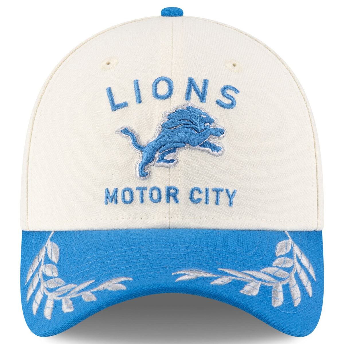 Detroit Lions New Era 2025 NFL Draft Chrome 39THIRTY Flex Fit Hat for Men product image 2, provided for visual reference and