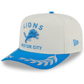 Detroit Lions New Era 2025 NFL Draft Chrome A-Frame 9FIFTY Snapback Adjustable Hat for Men product image 1, provided for