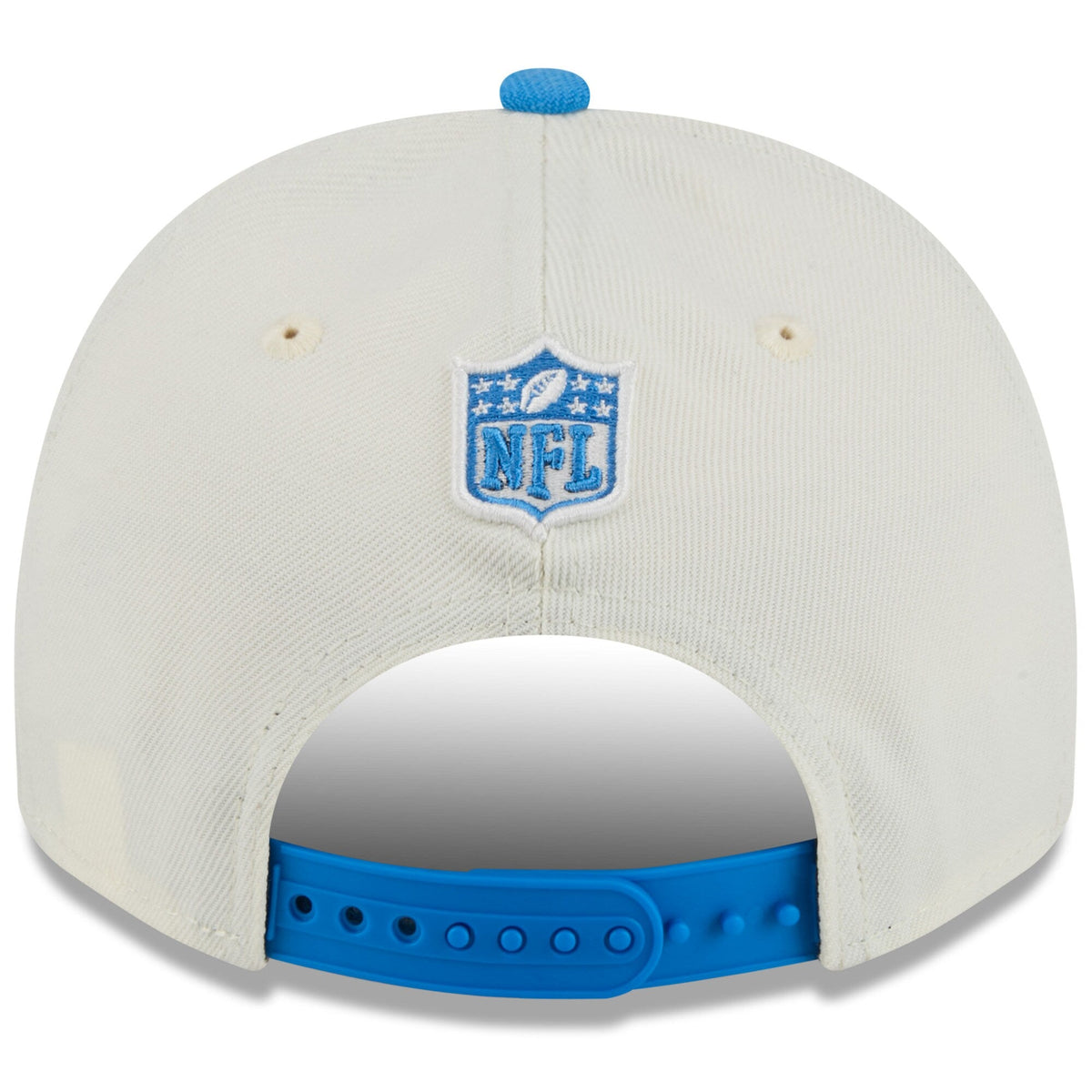 Detroit Lions New Era 2025 NFL Draft Chrome A-Frame 9FIFTY Snapback Adjustable Hat for Men product image 4, provided for