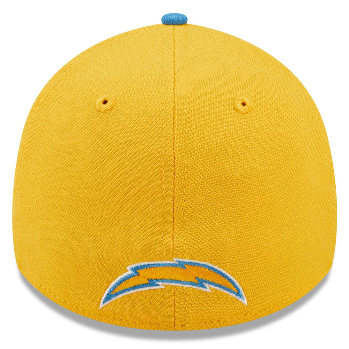 Los Angeles Chargers New Era Yellow/Blue 2022 Sideline 39THIRTY Flex Hat for Men product image 4, provided for visual