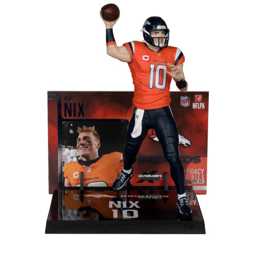 Bo Nix Denver Broncos Sportspicks Legacy Series McFarlane Figure product image 2, provided for visual reference and product