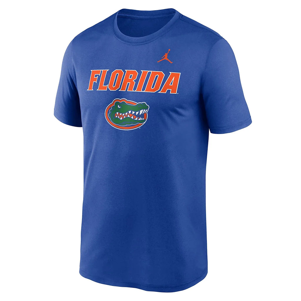Florida Gators Nike Blue Jumpman Legend T-Shirt product image 2, provided for visual reference and product detail review