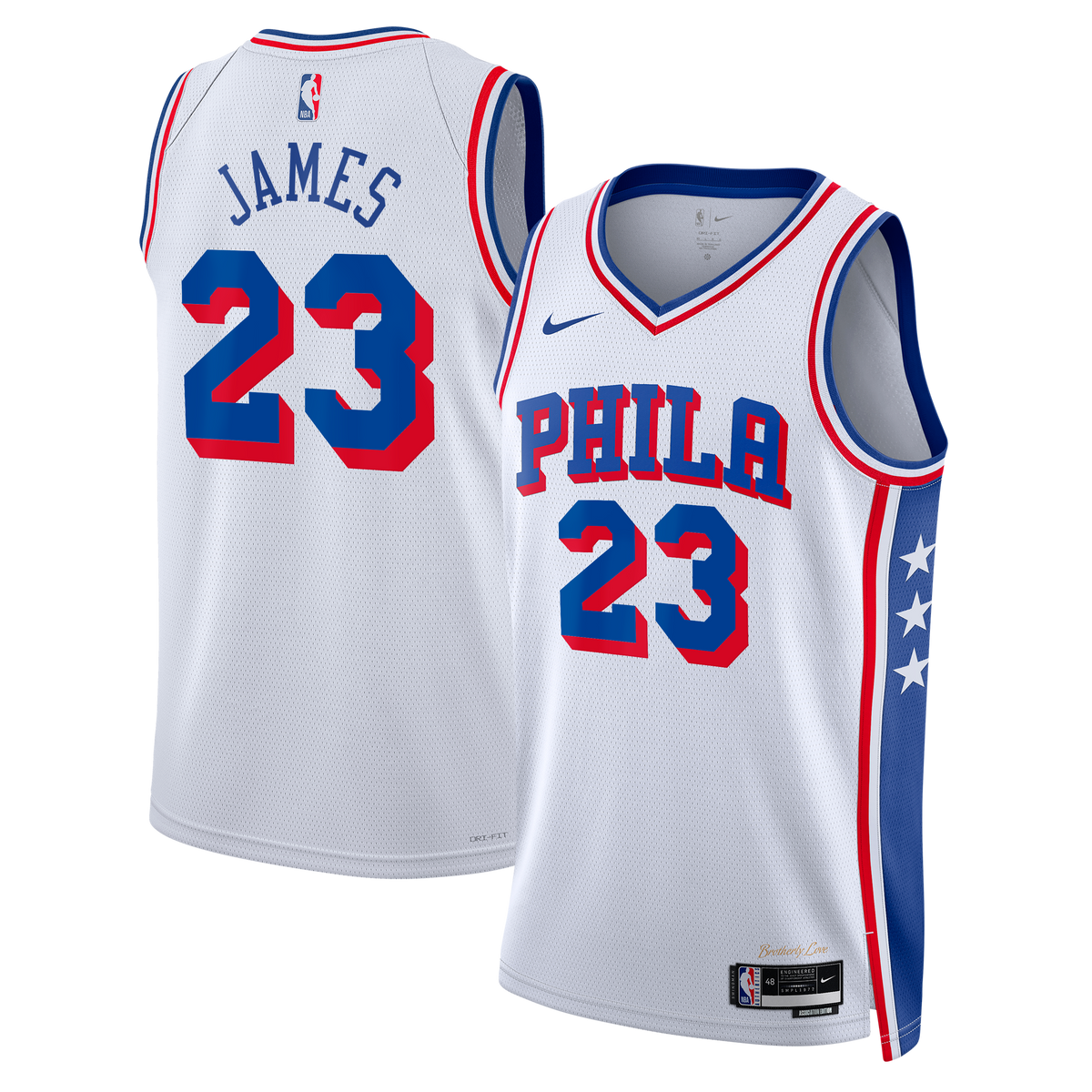 Philadelphia 76ers LeBron James Nike Association Swingman product image 2