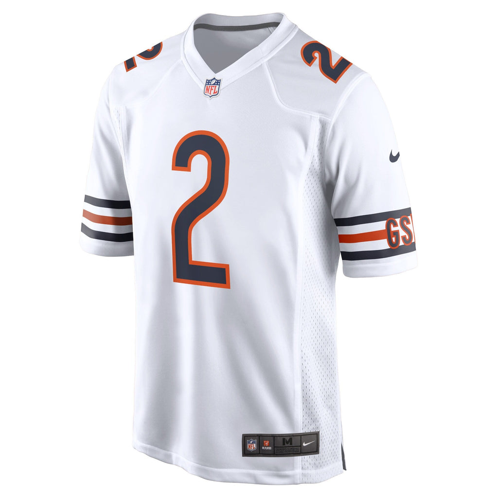 Youth DJ Moore Chicago Bears White Nike Game Jersey product image 2, provided for visual reference and product detail review