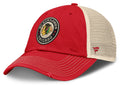 Chicago Blackhawks Fanatics Red/Cream 2025 NHL Winter Classic Trucker Adjustable Hat for Men product image 1, provided for