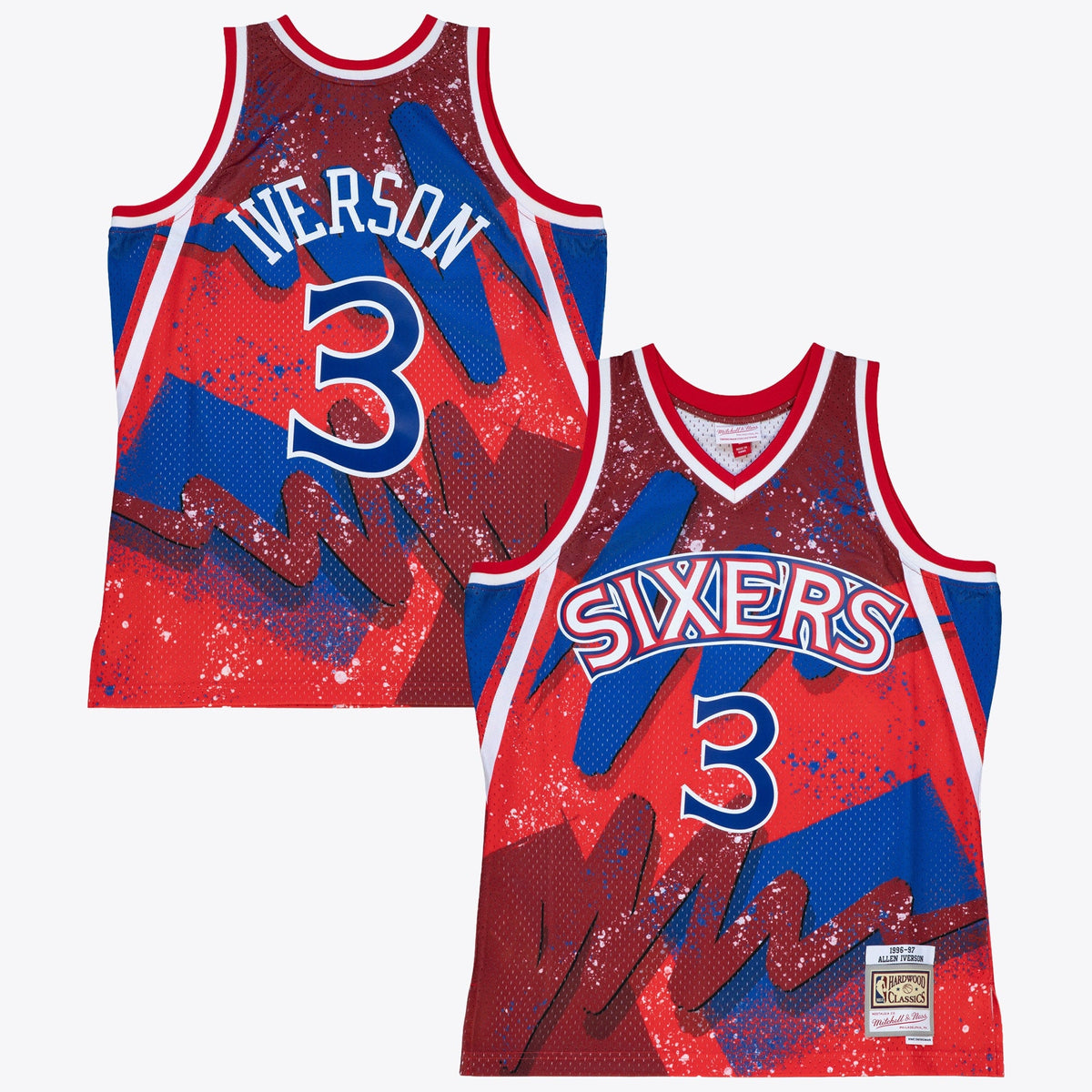Philadelphia 76ers Allen Iverson Mitchell & Ness 1996 Hyper product image 2