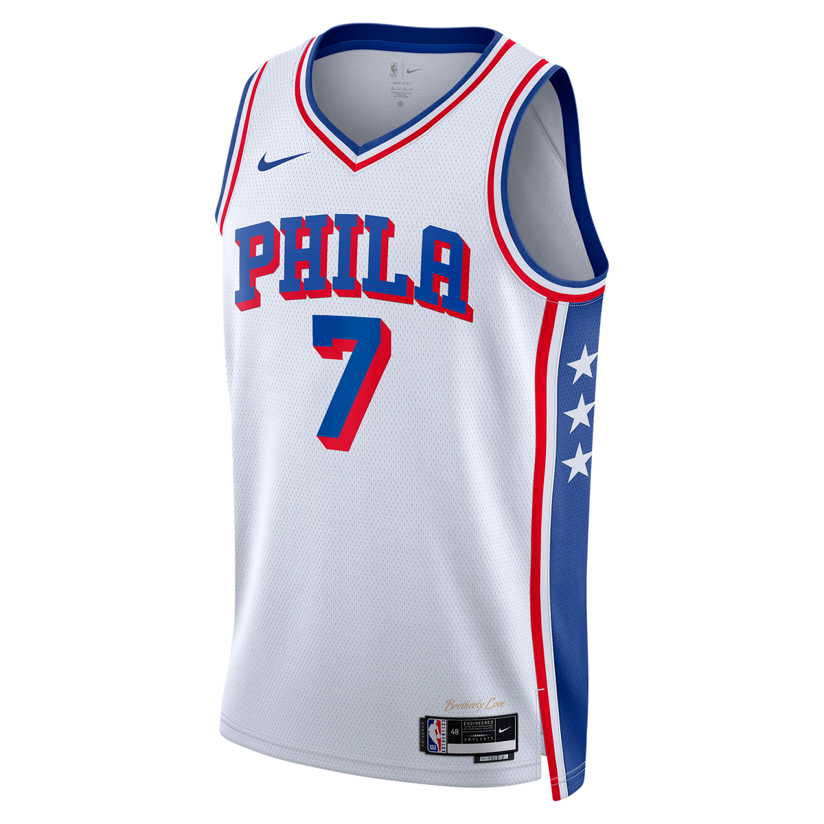 Philadelphia 76ers Jaylen Brown Nike Association Swingman product image 3