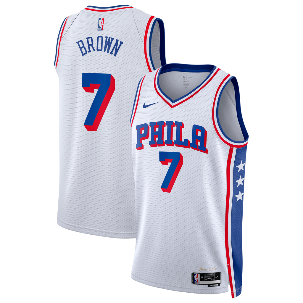 Philadelphia 76ers Jaylen Brown Nike Association Swingman product image 1